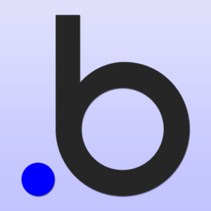 Bubble.io logo, highlighting its use as one of our development tools
