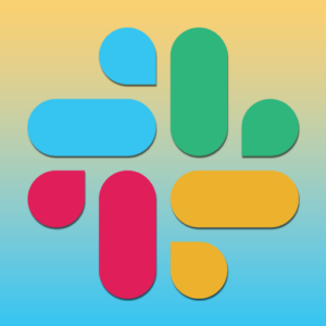 Slack logo indicating its use for team communication in our toolset